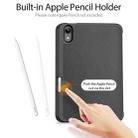 For iPad mini 7 / mini 6 DUX DUCIS Domo Series Horizontal Flip Magnetic TPU + PU Leather Tablet Case with Three-folding Holder & Pen Slot(Black) - 2