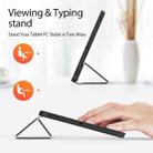 For iPad mini 7 / mini 6 DUX DUCIS Domo Series Horizontal Flip Magnetic TPU + PU Leather Tablet Case with Three-folding Holder & Pen Slot(Black) - 4