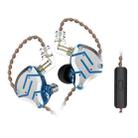 KZ ZS10 Pro 10-unit Ring Iron Gaming In-ear Wired Earphone, Mic Version(Streamer Blue) - 1