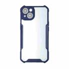 For iPhone 13 mini Acrylic + Color TPU Shockproof Case (Dark Blue) - 1