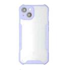 For iPhone 13 Acrylic + Color TPU Shockproof Case(Purple) - 1