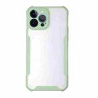 For iPhone 13 Pro Acrylic + Color TPU Shockproof Case (Avocado) - 1