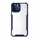 For iPhone 13 Pro Acrylic + Color TPU Shockproof Case (Dark Blue) - 1