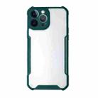 For iPhone 13 Pro Acrylic + Color TPU Shockproof Case (Dark Green) - 1