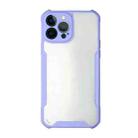 For iPhone 13 Pro Max Acrylic + Color TPU Shockproof Case (Purple) - 1