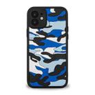 Camouflage Clouds Embossed Skin Feel Silicone Shockproof Case For iPhone 11 Pro Max(Blue) - 1