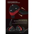 KZ ZSA Ring Iron Hybrid Drive Sport In-ear Wired Earphone, Standard Version(Black Red) - 6