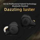 KZ S2 1DD+1BA Hybrid Technology Wireless Bluetooth Sports In-ear TWS Earphone(Black) - 8