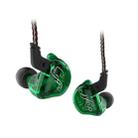 KZ ZSR 6-unit Ring Iron In-ear Wired Earphone, Standard Version(Green) - 1