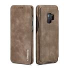 For Galaxy S9+ Hon Ancient Series Leather Case with Card Slots & Holder & Wallet(Coffee) - 1