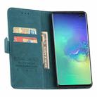 For Samsung Galaxy S10 Reverse Buckle Horizontal Flip PU Leather Case with Holder & Card Slot & Wallet(Lake Blue) - 4