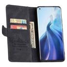For Xiaomi Mi 11 Reverse Buckle Horizontal Flip PU Leather Case with Holder & Card Slot & Wallet(Black) - 4