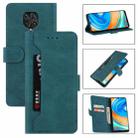 For Xiaomi Redmi Note 9 Pro Reverse Buckle Horizontal Flip PU Leather Case with Holder & Card Slot & Wallet(Lake Blue) - 1