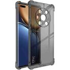 For Honor Magic3 IMAK All Coverage Shockproof Airbag TPU Case with Screen Protector(Transparent Black) - 1