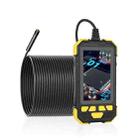 Y19 3.9mm Single Lens Hand-held Hard-wire Endoscope with 4.3-inch IPS Color LCD Screen, Cable Length:2m(Yellow) - 1