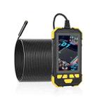 Y19 3.9mm Single Lens Hand-held Hard-wire Endoscope with 4.3-inch IPS Color LCD Screen, Cable Length:5m(Yellow) - 1