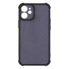 Eagle Eye Armor Dual-color Shockproof TPU + PC Protective Case For iPhone 12 mini(Black) - 1
