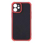 Eagle Eye Armor Dual-color Shockproof TPU + PC Protective Case For iPhone 12(Red) - 1