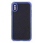 Eagle Eye Armor Dual-color Shockproof TPU + PC Protective Case For iPhone X / XS(Blue) - 1