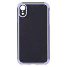 Eagle Eye Armor Dual-color Shockproof TPU + PC Protective Case For iPhone XR(Purple) - 1