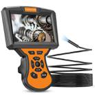 M50 1080P 8mm Single Lens HD Industrial Digital Endoscope with 5.0 inch IPS Screen, Cable Length:1m Hard Cable(Orange) - 2