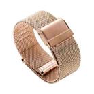 12mm 304 Stainless Steel Double Buckles Watch Band(Rose Gold) - 1