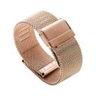 14mm 304 Stainless Steel Double Buckles Watch Band(Rose Gold) - 1