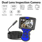 M50 1080P 8mm Dual Lens HD Industrial Digital Endoscope with 5.0 inch IPS Screen, Cable Length:10m Hard Cable(Blue) - 3