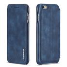 For iPhone 6 Hon Ancient Series Leather Case with Card Slots & Holder & Wallet(Blue) - 1