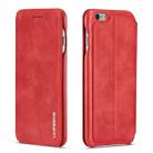 For iPhone 6 Hon Ancient Series Leather Case with Card Slots & Holder & Wallet(Red) - 1