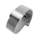 20mm 304 Stainless Steel Single Buckle Watch Band(Silver) - 1