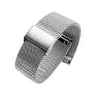 22mm 304 Stainless Steel Single Buckle Watch Band(Silver) - 1