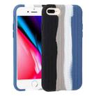 Herringbone Texture Silicone Protective Case For iPhone 8 Plus & 7 Plus(Rainbow Black) - 1
