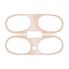 For Beats Studio Buds Wireless Bluetooth Earphone Magic Sound Metal Protective Sticker(Rose Gold) - 1