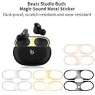 For Beats Studio Buds Wireless Bluetooth Earphone Magic Sound Metal Protective Sticker(Gold) - 2