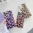 Shell Leopard Pattern Soft TPU Straight-Edge Protective Case For iPhone 13 Pro(Purple) - 2