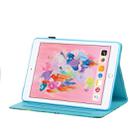 For iPad Air / Air 2 / iPad 9.7 Colored Drawing Horizontal Flip PU Leather Case with Holder & Card Slot & Sleep / Wake-up Function(Butterfly Tower) - 6