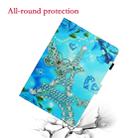 For iPad Air / Air 2 / iPad 9.7 Colored Drawing Horizontal Flip PU Leather Case with Holder & Card Slot & Sleep / Wake-up Function(Butterfly Tower) - 7