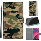 Voltage Coloured Drawing Magnetic Clasp Horizontal Flip PU Leather Case with Holder & Card Slots For OPPO A93 5G / A93s 5G / A54 5G / A74 5G(C12 Green Yellow Camouflage) - 1