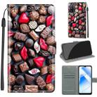 Voltage Coloured Drawing Magnetic Clasp Horizontal Flip PU Leather Case with Holder & Card Slots For OPPO A54 4G / A16 4G / A53s 5G / A55 5G(C06 Red Lip Chocolate) - 1