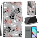 Voltage Coloured Drawing Magnetic Clasp Horizontal Flip PU Leather Case with Holder & Card Slots For Xiaomi Redmi 10(C19 Material Flower) - 1