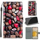 Voltage Coloured Drawing Magnetic Clasp Horizontal Flip PU Leather Case with Holder & Card Slots For Huawei P50 Pro(C06 Red Lip Chocolate) - 1