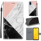 Voltage Coloured Drawing Magnetic Clasp Horizontal Flip PU Leather Case with Holder & Card Slots For ZTE Blade A71(C07 Pink White Black) - 1