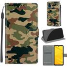 Voltage Coloured Drawing Magnetic Clasp Horizontal Flip PU Leather Case with Holder & Card Slots For ZTE Blade A71(C12 Green Yellow Camouflage) - 1