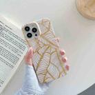 Gilding Marble Pattern Soft TPU Protective Case For iPhone 13 Pro(Gold) - 1