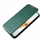 For vivo iQOO 8 Carbon Fiber Texture Horizontal Flip TPU + PC + PU Leather Case with Card Slot(Green) - 7