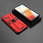 For vivo iQOO 8 Supersonic PC + TPU Shock-proof Protective Case with Holder(Red) - 2