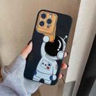 For iPhone 11 Spaceman Binoculars Shockproof Protective Case (Black) - 1
