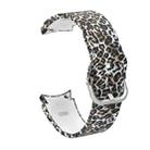 For Samsung Galaxy Watch4 / Watch4 Classic Silicone Printing Watch Band(Leopard Print) - 1