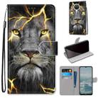 For Nokia 6.3 / G20 / G10 Coloured Drawing Cross Texture Horizontal Flip PU Leather Case with Holder & Card Slots & Wallet & Lanyard(Fission Lion) - 1